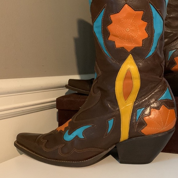 BCBGirls Western Multi Color Boots - Picture 12 of 14